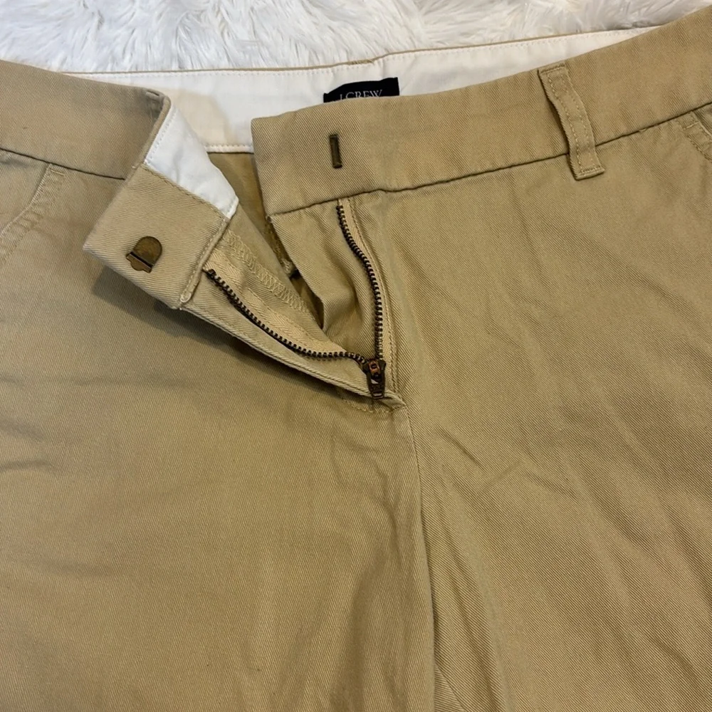 J Crew Cotton Khaki Shorts Size 4